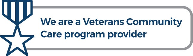 We are a Veterans Community Care program provider